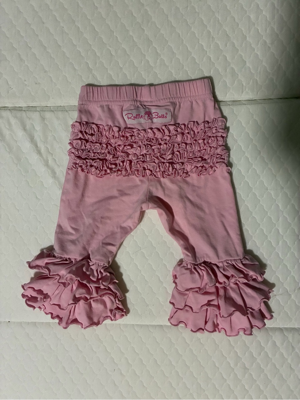 Ruffle Butts Pink Ruffle Leggings